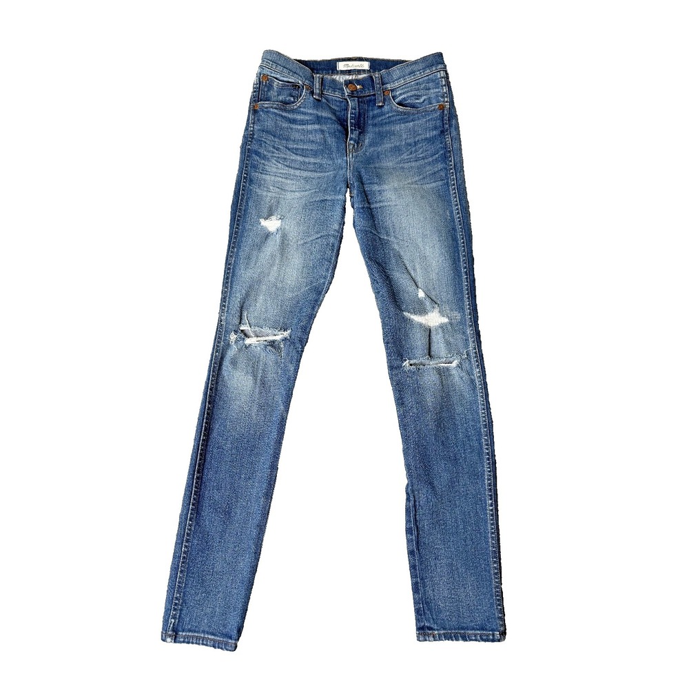 Madewell 9" High Rise Skinny Jeans Women Size 26 Blue Stretch Denim